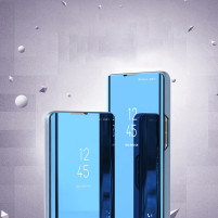 Калъф тефтер огледален CLEAR VIEW за Samsung Galaxy A34 5G SM-A346B син 